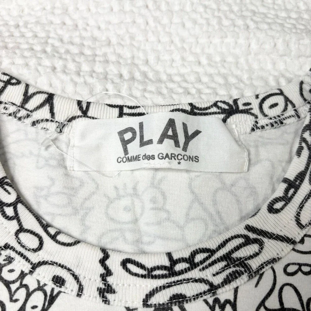 Comme des Garcons PLAY x Matt Groening AOP tee